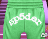 Green Sp5der Pants