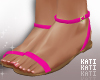 Neon Pink Sandals