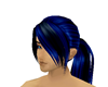 black and blue hair 