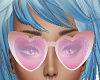 Pink Hearts Sun Glasses