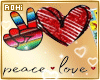 Peace Love Cutout