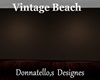 vintage beach wall div