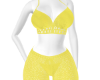 ~B&D~ Yellow Crochet Sum