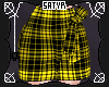 Yellow Plaid Skirt