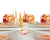 Peach Wedding Table