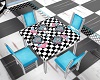 50's diner table chairs