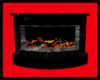 Black Modern Fireplace