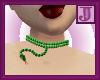 Emerald Snake Necklace