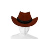Rugged brown Cowboy Hat