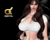 ๔  Busty White Top