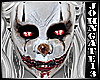 White Evil Clown Head F