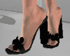 SC Flower heels black