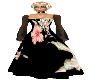 {CDS} Black Flower Dress