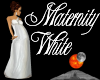 maternity White Dress