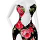 JL~Red Floral Dress