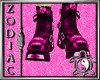 Goth Boots Pink