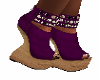 Purple Jeweled Shoes
