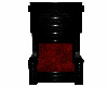Black & Red PVC Throne