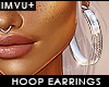 ! pastel hoop earrings