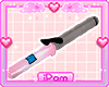 p. pink curling iron