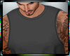 Grey Tank Top & Tattoo