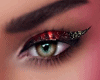 Red Glittered Eyeliner