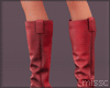 $ Western Boots RED