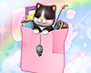 cutie bag with cat <3