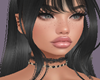 Aveline Black/Red Bow