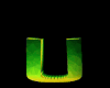 U - Neon Letter Seat