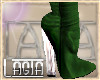 ~Leather Boots Green