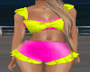 Pink/Yellow Preg Bikini