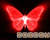 Flying Red Butterfly
