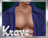[K] OPEN SHIRT BLUE