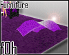 f0h Purple Couch Set