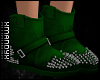 xMx:Spiked Green Uggs