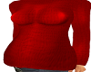 Long Red Fleece Sweater