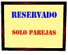 Cartel Reservado Pasion