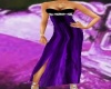 purple n blk gown