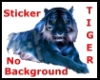 NeonBlue Tiger (Sticker)