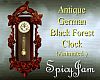 Antq Black Forest Clock