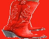 RED WESTERN BOOTS