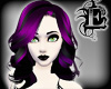 Black/purple Carole hair