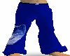Blue wolf pants
