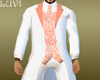 LUVI PEACH & WHITE TUX