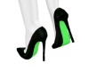 Sexy Dark Green Heels