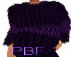PBF*Purple Long Fur Top