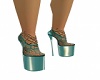 SS teal heels