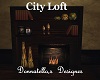 city loft fire place
