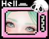 .Pastel Green Eyebrows.